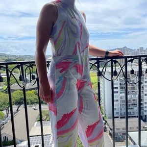 One of a kind, Nike romper, tie-dye pattern, 100% cotton